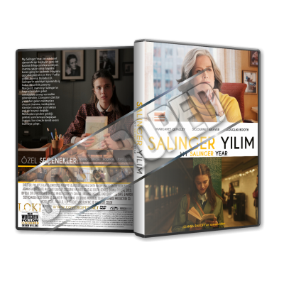 Salinger Yılım - My Salinger Year - 2020 Türkçe Dvd Cover Tasarımı